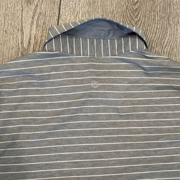 Lululemon Evolution Polo Shirt Mens Medium Performance Golf Casual Preppy - Picture 8 of 8